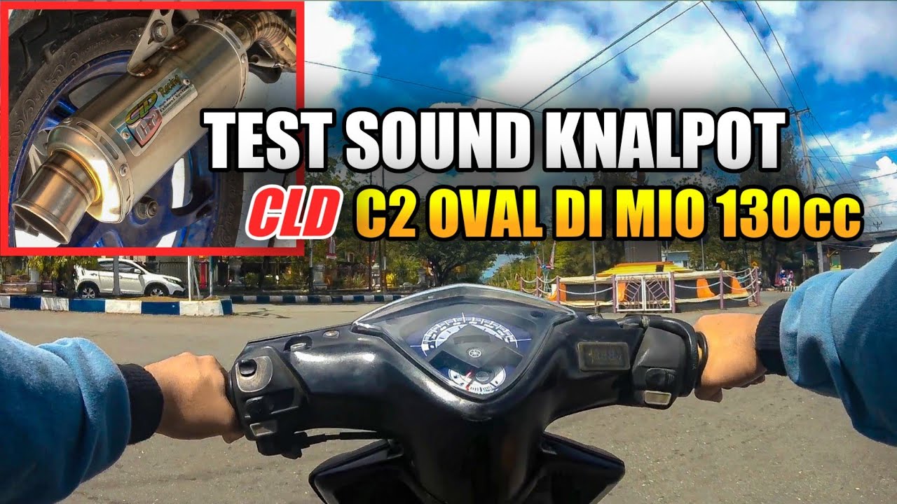 TEST SOUND KNALPOT CLD C2 INLET 38 OLD DI MIO 130CC HARIAN DAN TEST RIDE