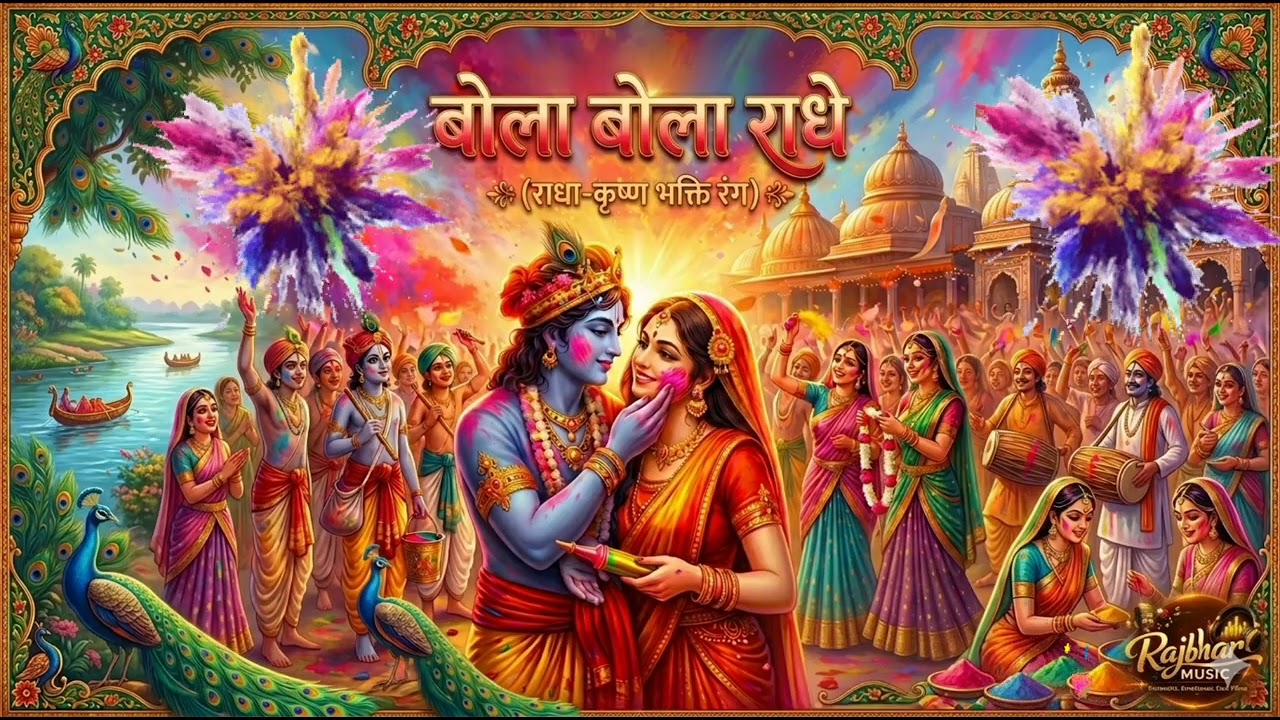 #video Radhe Krishna Holi Special 2026 | Bola Bola Radhe | Bhojpuri Fagua Geet