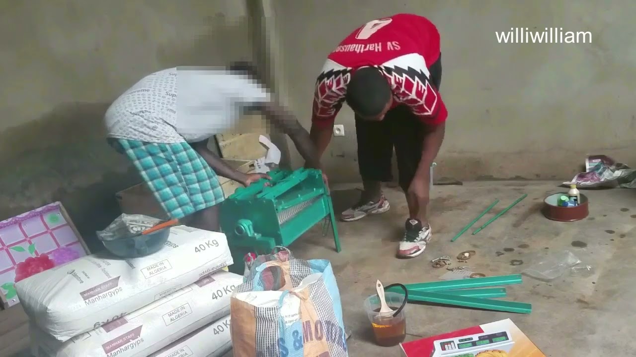 Installation d'une unité de de fabrication de la craie scolaire à Bafoussam💪