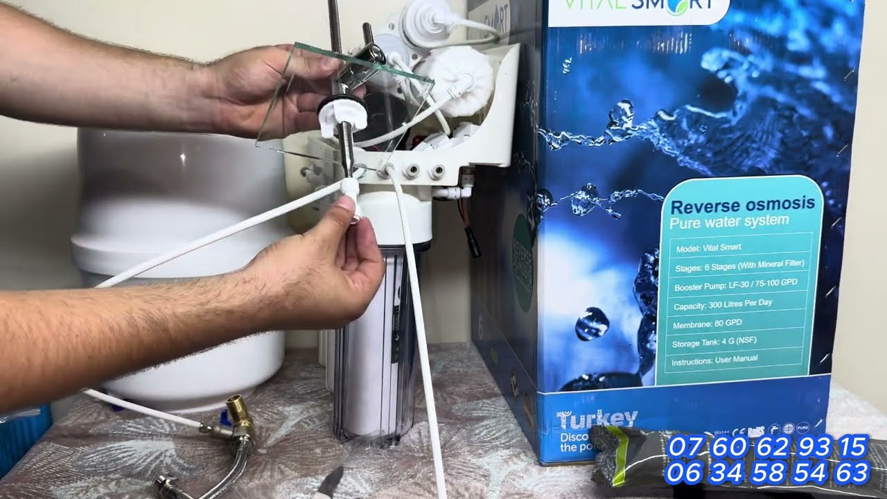 vital smart open case أسهل طريقة لتركيب فلتر الماء في المنزل خطوة بخطوة