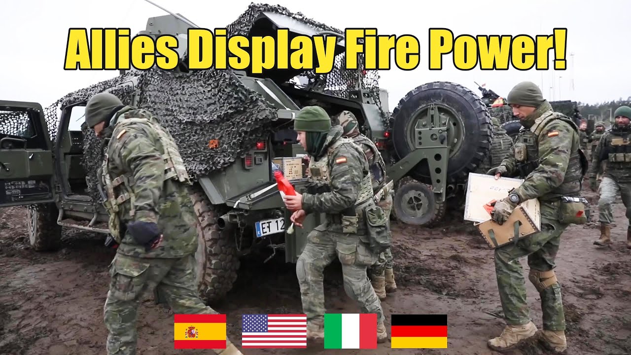 Unified Firepower: Spain, USA, Italy, and Germany Join Forces!