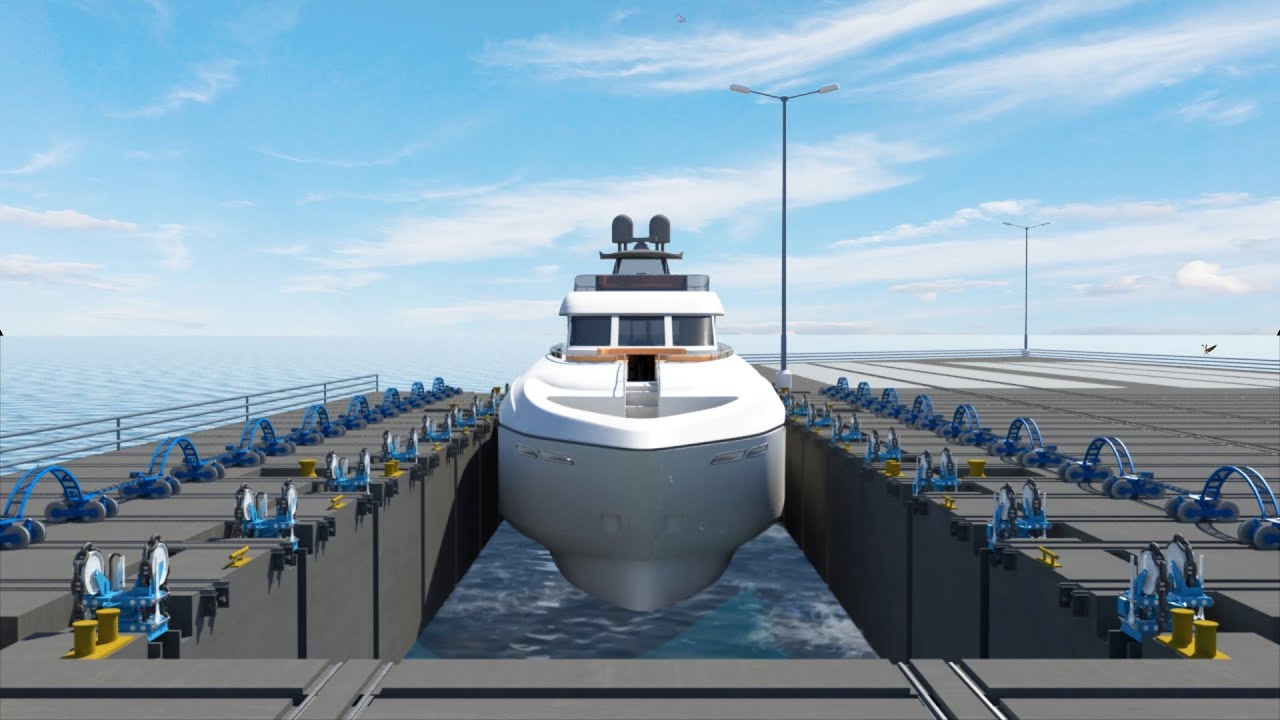 Ascenseur à bateaux Atlas-4300t - Chantiers navals de la Ciotat