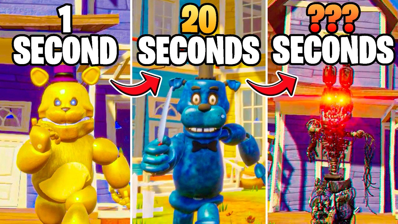 Hello Neighbor BUT ANIMATRONICS SWITCH Every 20 SECONDS!