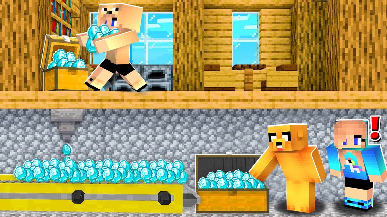 10 ZPŮSOBŮ JAK UKRÁST NAŠEMU DÍTĚTI BAKYMU DIAMANTY V MINECRAFTU!👶 | DALO @AnnieTka