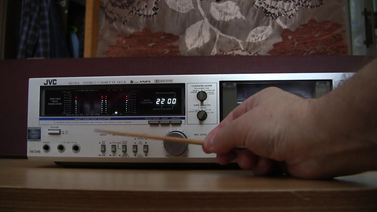 JVC KD D4 cassette deck