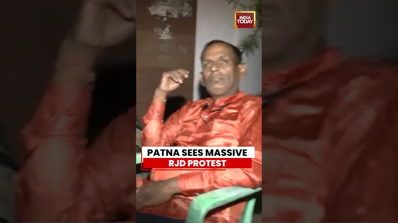 WATCH: RJD Protest in Patna Over Security Withdrawal of Lalu Family | India Today