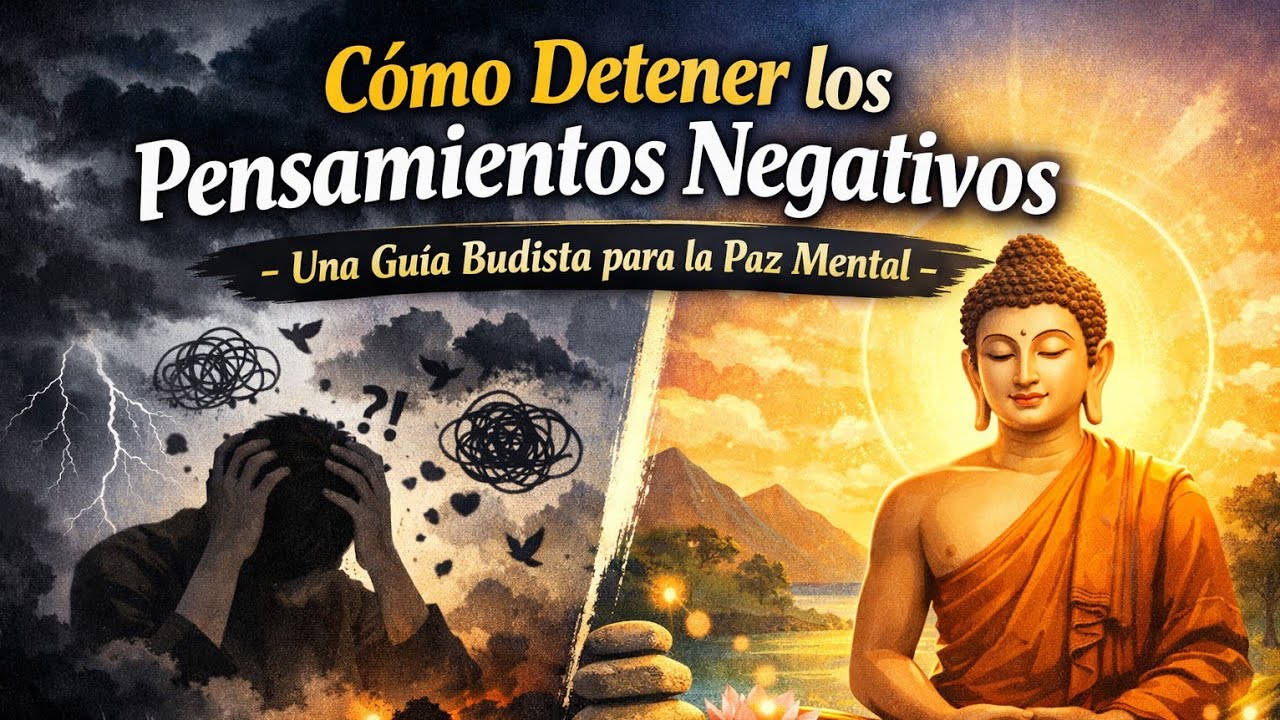 Cómo Detener los Pensamientos Negativos – Una Guía Budista para la Paz Mental | Sabiduría Budista.