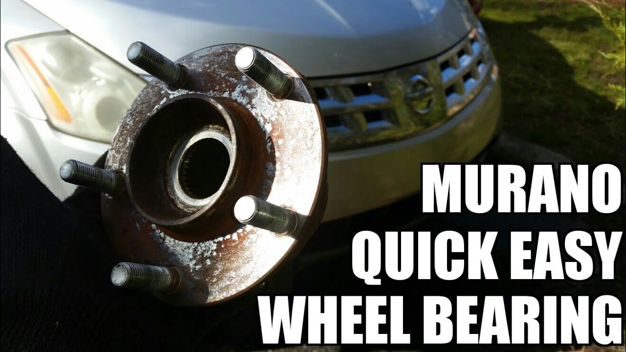 Замена ступичного подшипника и ступицы Nissan Murano 2003-2007