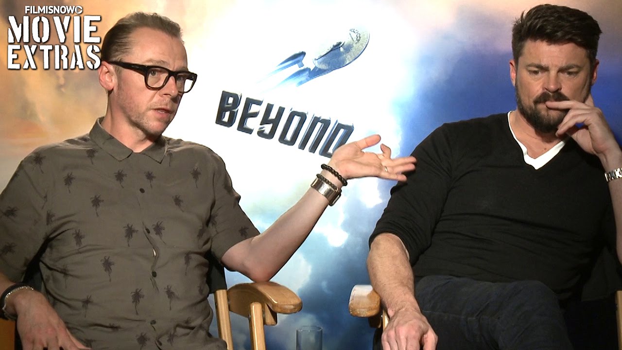 Simon Pegg 'Scotty' & Karl Urban 'Bones' talk about Star Trek Beyond (2016)