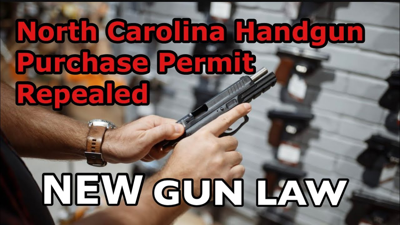 Handgun permit requirement repealed in North Carolina; Here's what it means!