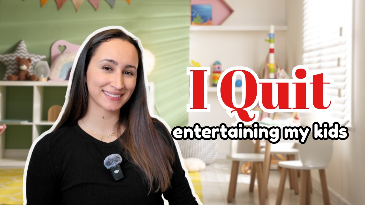 I Stopped Entertaining My Kids...Here's What Happened