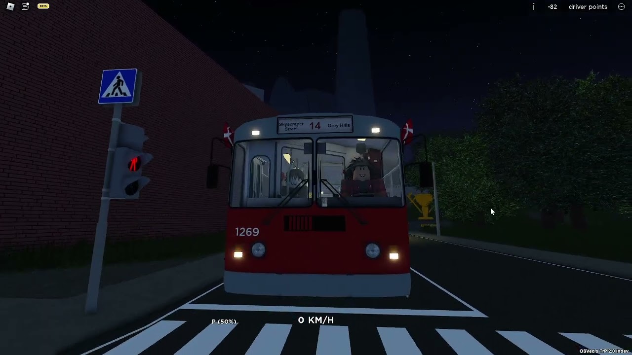 HOW TO DRIVE ROUTE 14 IN ONESKYVEDS TROLLEYBUSSES PLACE!