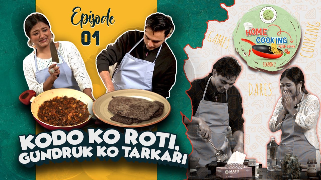 HOME COOKING WITH STARS  with   @aabhiskarkc @SamikshyaBasnet |S2E01| #aabhiskar #samikshyabasnet