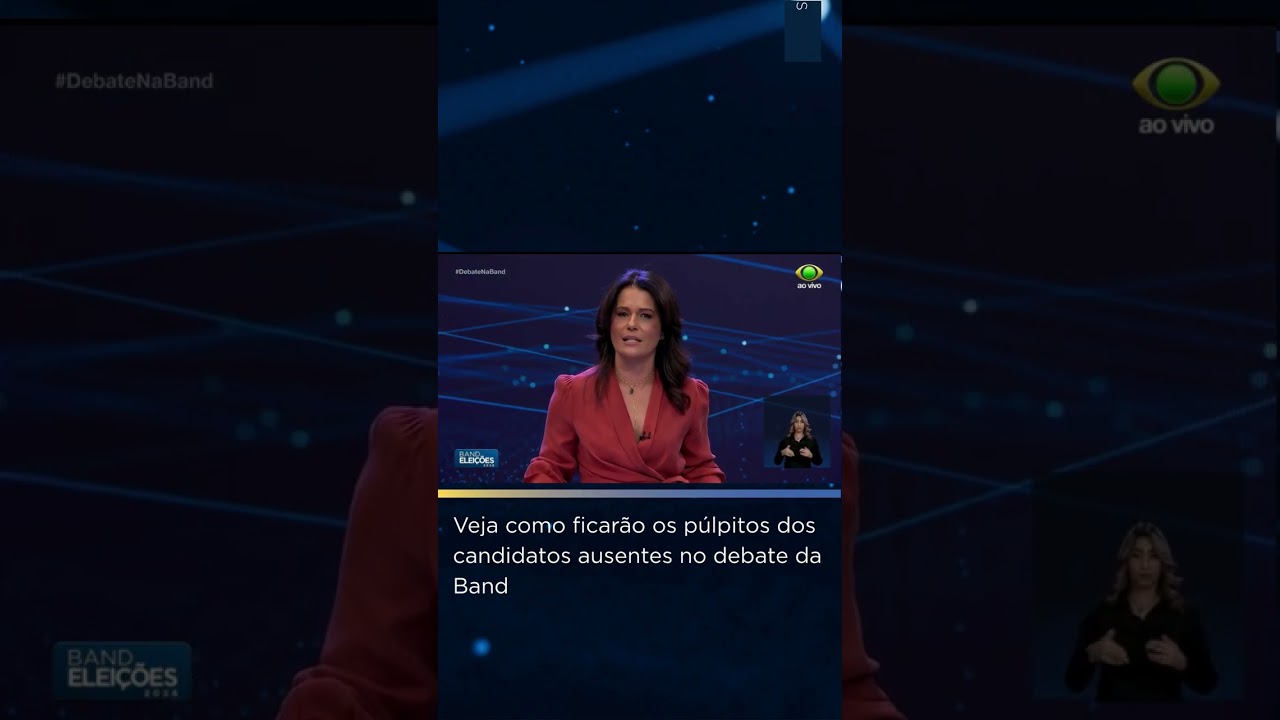 Veja como ficar&atilde;o os p&uacute;lpitos dos candidatos ausentes no debate da Band