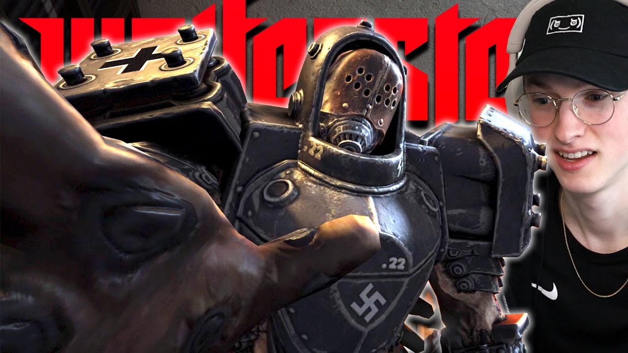 HOW ARE THEY SO ADVANCED?! / / Playing Wolfenstein blind for the first time part 1
