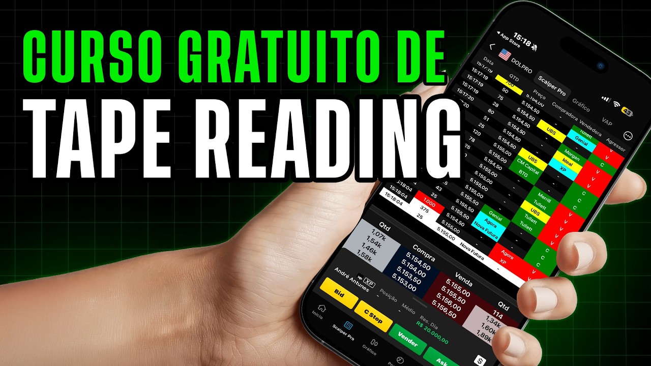 CURSO COMPLETO DE DAY TRADE | LEITURA DE MERCADO E FLUXO DE ORDENS | ANDR&Eacute; ANTUNES SCALPER
