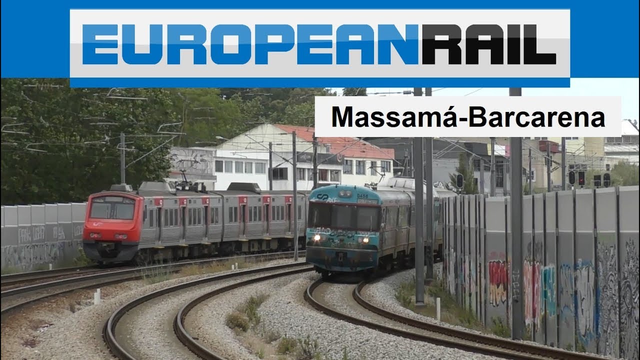 Comboios de Portugal Inter Regional Automotoras 0450 Train 0458 - Esta&ccedil;&atilde;o de Massam&aacute;&ndash;Barcarena