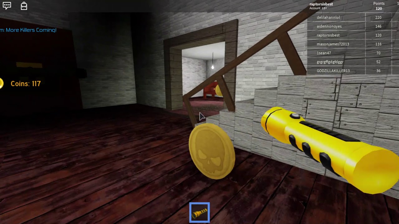 i put funny music while playing scary game