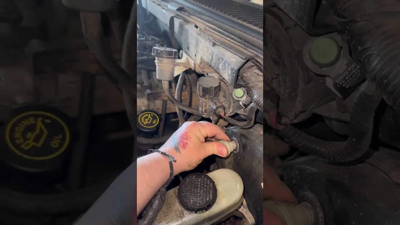 Ford F150 rough idle, weak braking, hissing noise in cab diag, bad brake booster