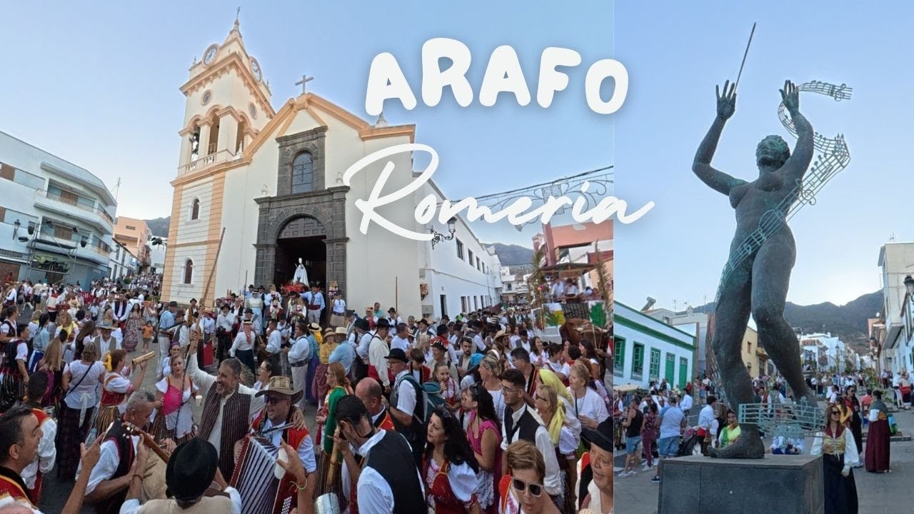 🇮🇨 Romer&iacute;a de Arafo 2025 | Tradici&oacute;n, m&uacute;sica y hospitalidad en honor a San Agust&iacute;n