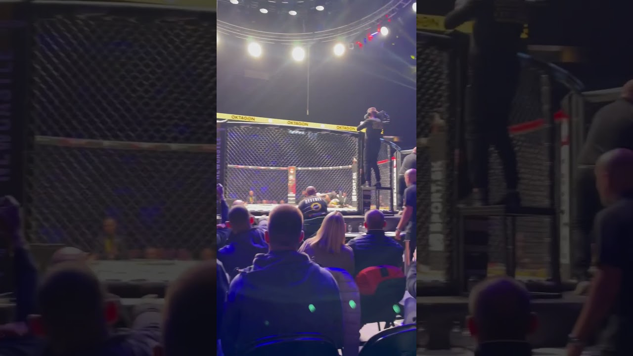 Ion Surdu KO so bad, opponent fights the referee - OKTAGON 48