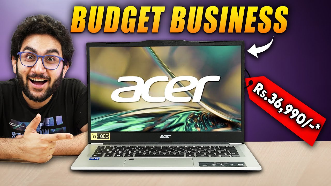 Budget Business Laptop - Decent Choice For Students & Office Use | Acer Travelite
