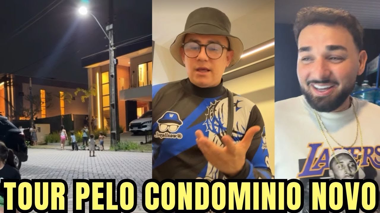 🔥🙏TOUR PELO CONDOMINIO NOVO QUE LUXU #segurança #carlinhosmaia #ranchodomaiaaovivo #wesele