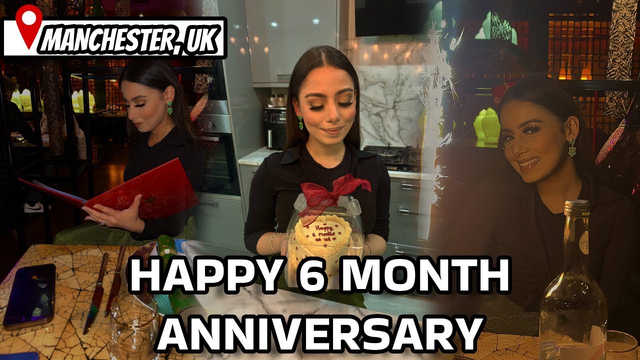 HAPPY 6 MONTHS TO US!! ♥️ WE WENT TO MANCHESTER 😍