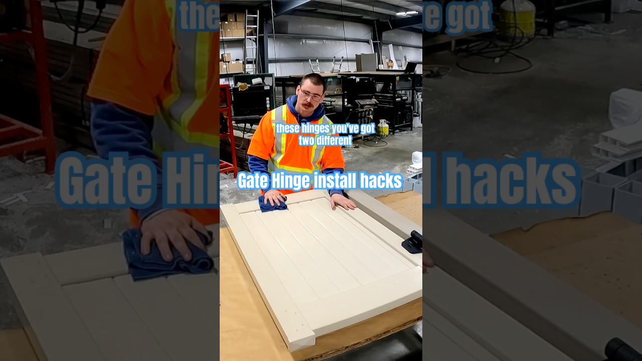 Gate Hinge Install Hack 