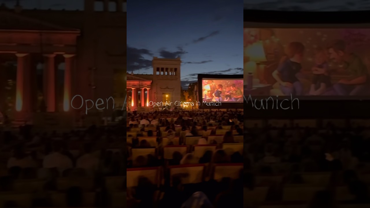 Open Air Cinema in Munich📍 🇩🇪