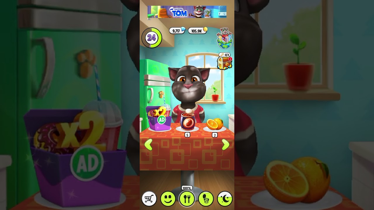 Talking Tom 😺 fun Android game play 