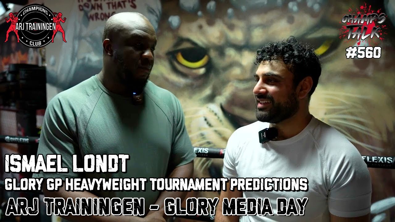 Ismael Londt | ARJ TRAININGEN GLORY MEDIA DAY | #Glory GP Heavyweight Tournament Predictions 🥊