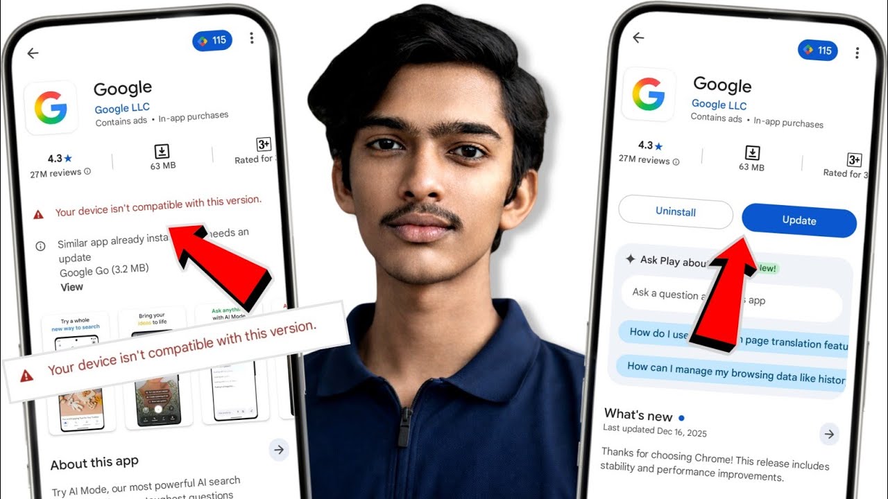 Your Device Isn&rsquo;t Compatible With This Version 😱 | 100% Working Fix 2026