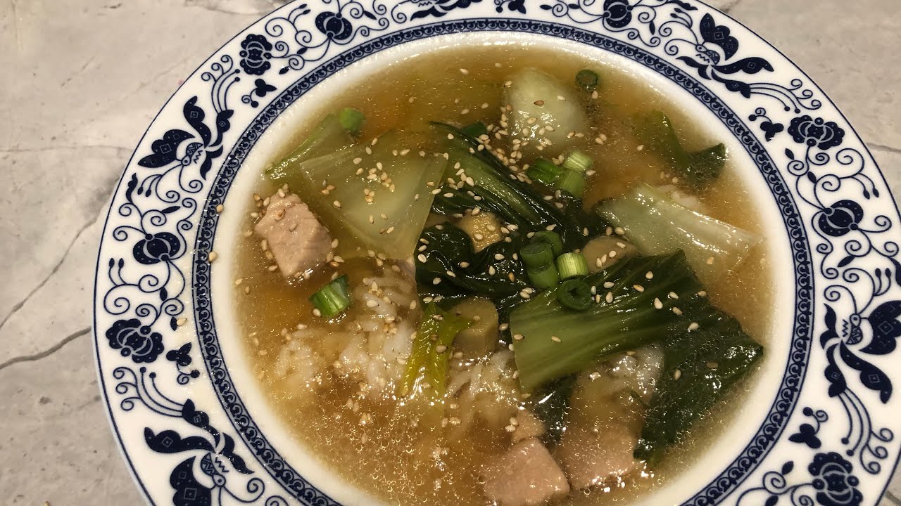 How To Make Chicken and Bok Choy Soup
