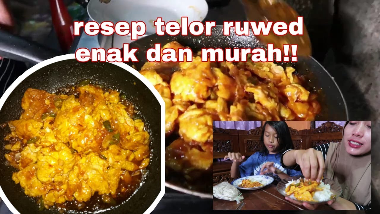 TELOR RUWET, MENU ANDALAN WAKTU PENGANTIN BARU