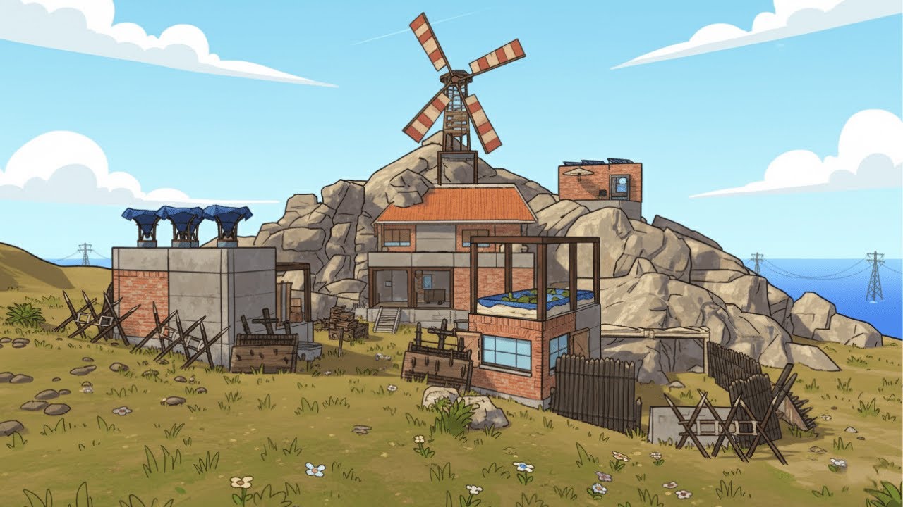 Sobrevivi SOLO em um FORTE na ERA DA RADIAÇÃO! ☢️ - Rust