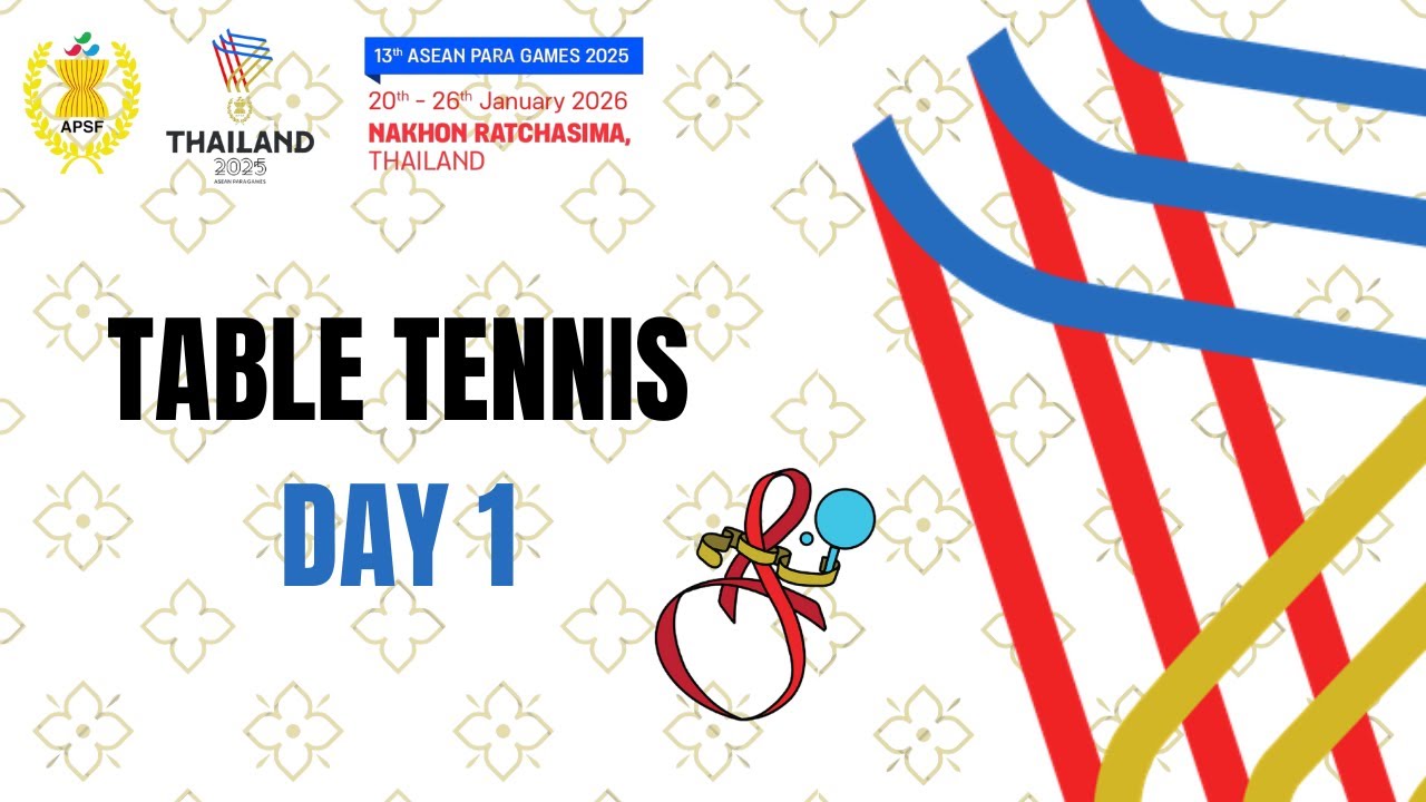 ASEAN Para Games 2025 &ndash; PARA TABLE TENNIS DAY 1