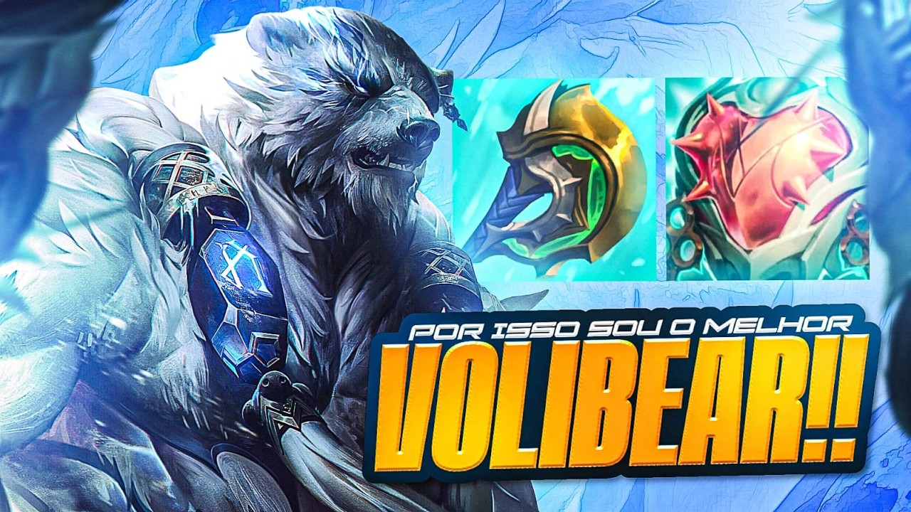 É POR ISSO QUE SOU O MELHOR VOLIBEAR! - LoL Wild Rift
