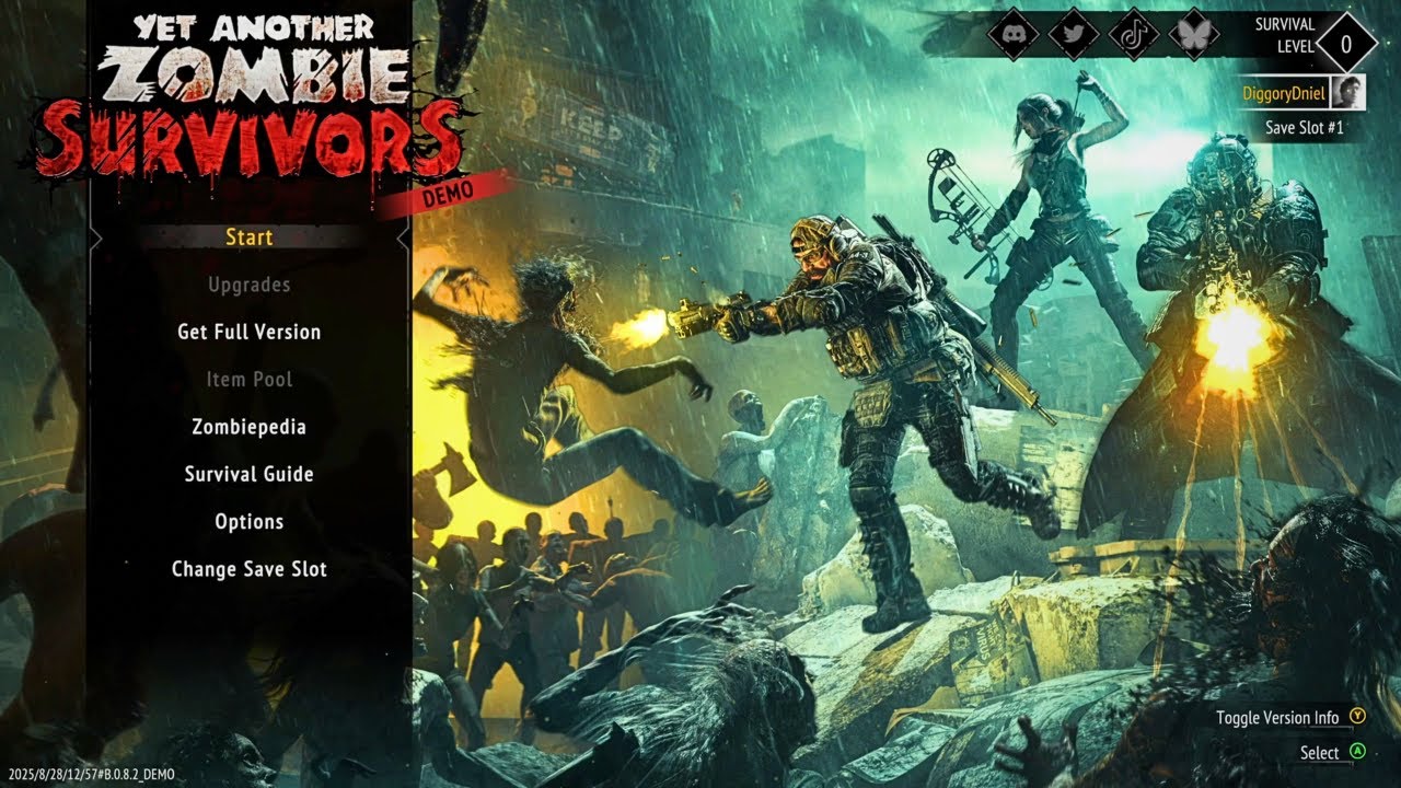 Yet Another Zombie Survivors - Menu Title Screen and Original Soundtrack | OST
