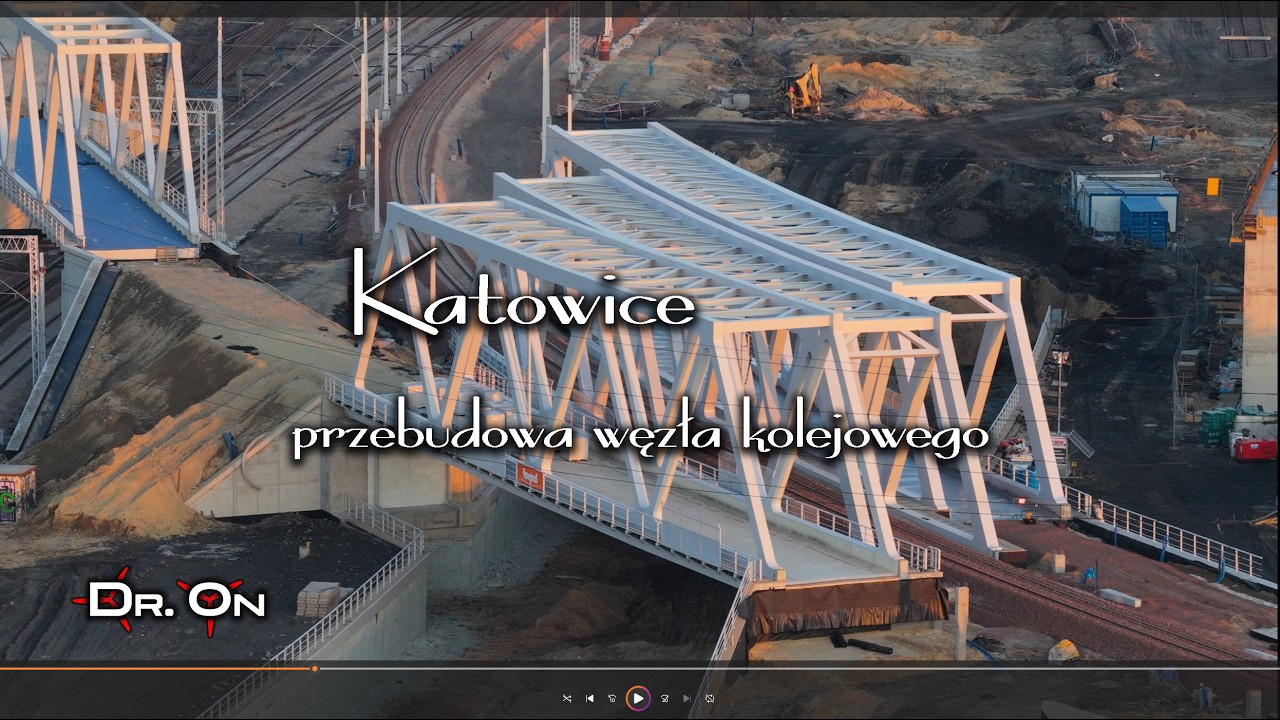 Katowice - przebudowa węzła kolejowego. Marzec 2026