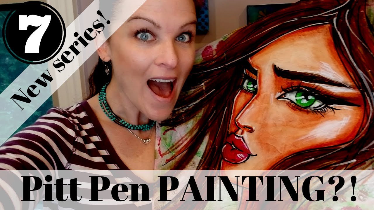 Pitt Pens and WHY I'M OBSESSED to use them for SHADING in my Mixed Media Projects!