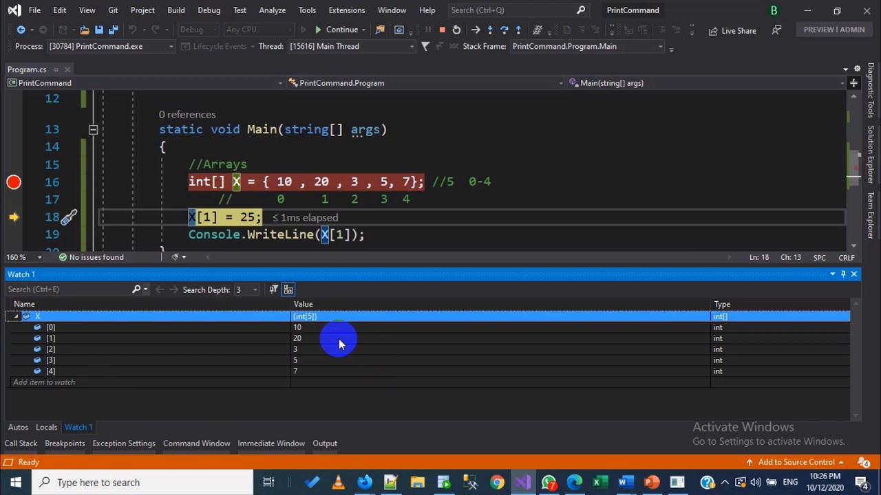 60- C# - Arrays in Practice مقدمة عملية عن المصفوفات