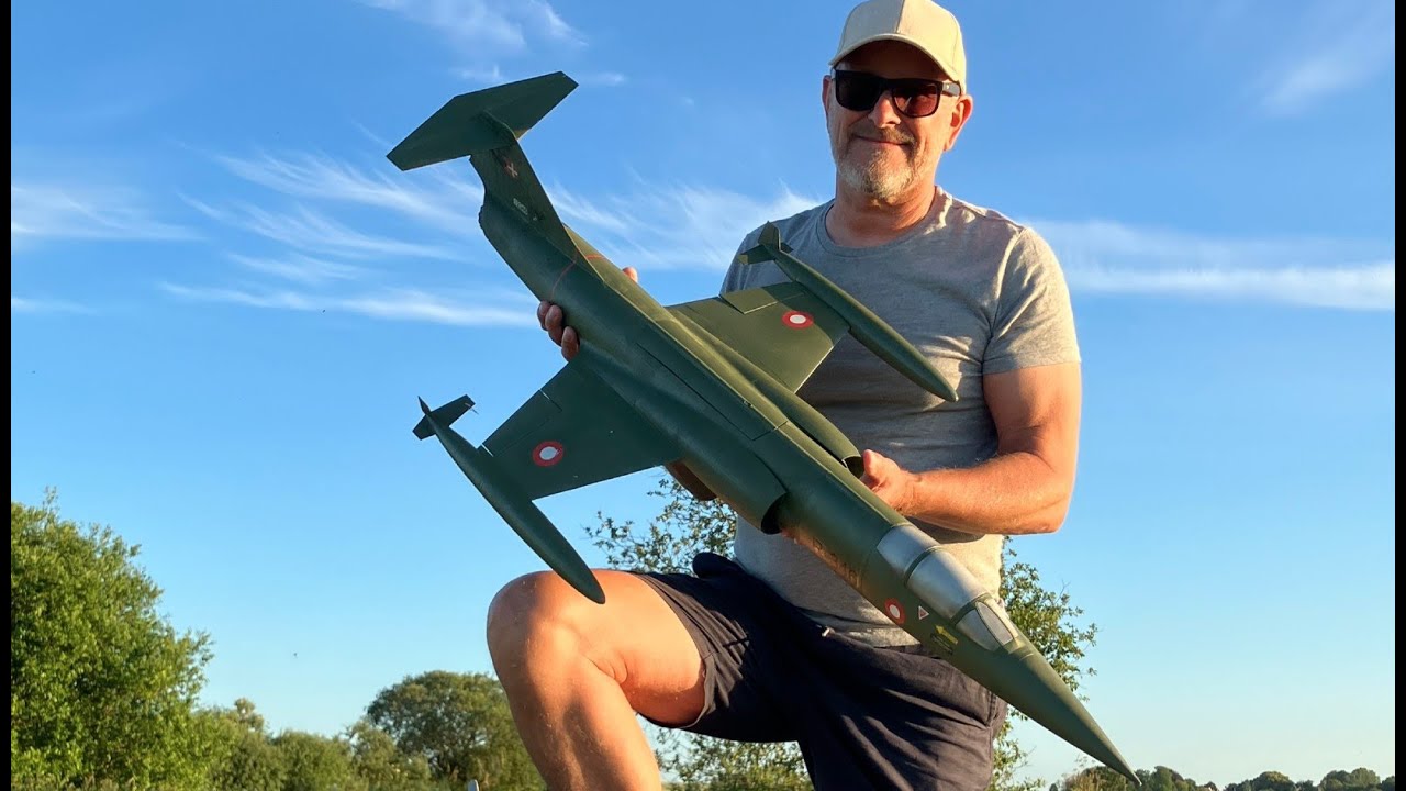 3D printed F 104G Starfighter - Summer evening flight