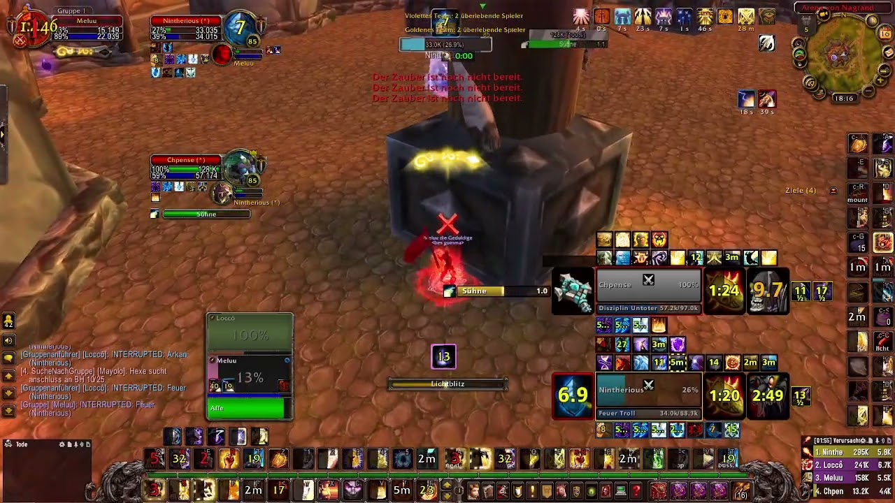 WoW Cataclysm classic Retri & Hunter 2v2 arena Season 9 n°2