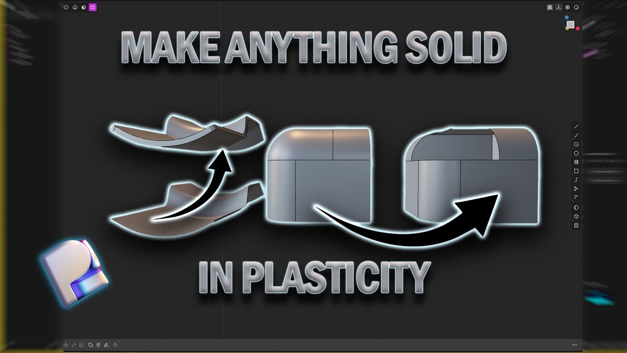 Plasticity Quick Tip - Turn any Sheet Into a Solid