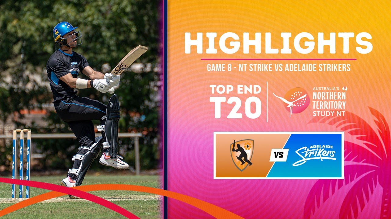 Game 08 Highlights | NT Strike v Adelaide Strikers Academy | 2026 Study NT Top End T20 Series