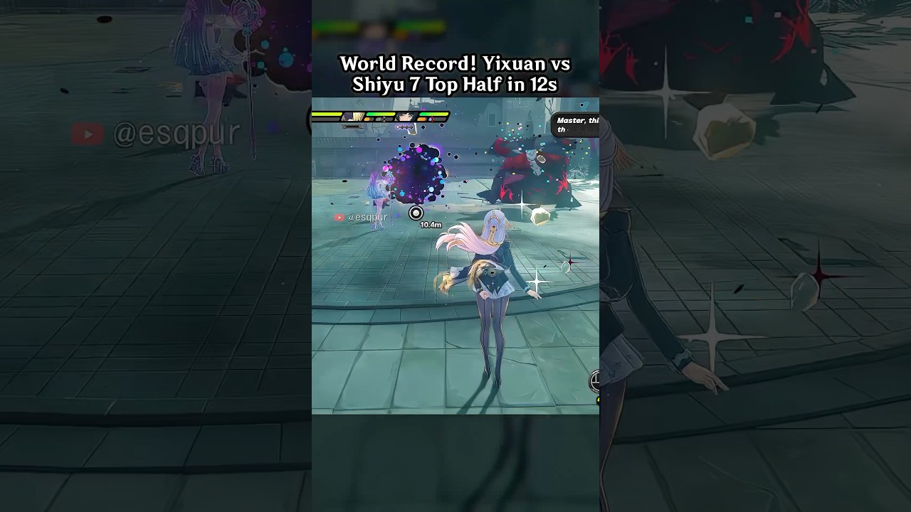 WORLD RECORD! M6 YIXUAN VS SHIYU 7 TOP HALF IN 12 SECONDS