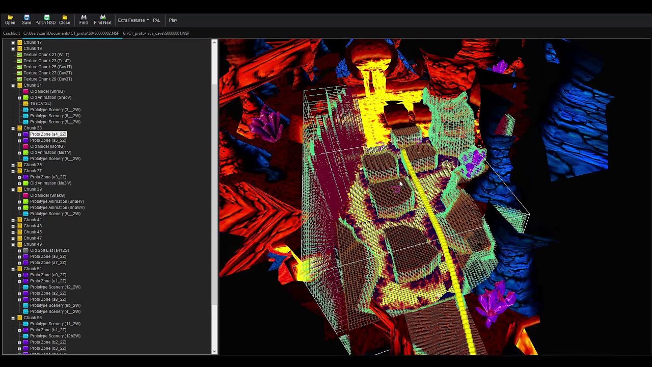 I tried to remake the lava cave with Blender...