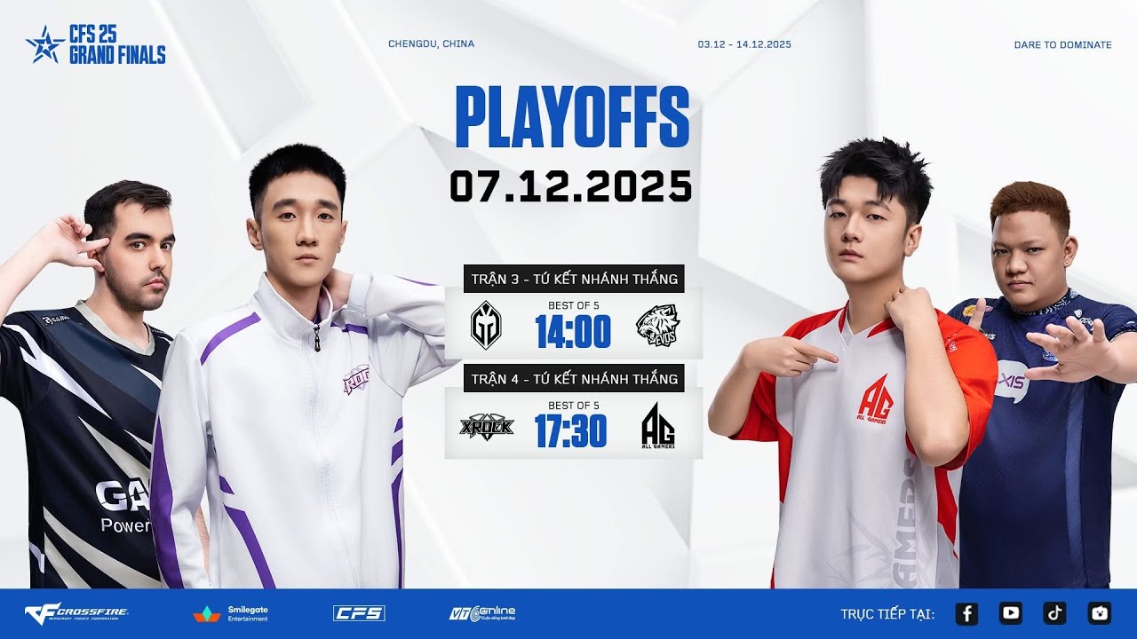 🔴GG x EVOS - XR x AG | CFS 2025 GRAND FINALS PLAYOFFS DAY 2