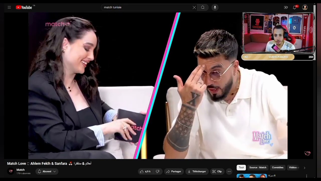 {GooBa Reaction} 🤣🤣|Match Love 💕  Ahlem Fekih & Sanfara 👩‍❤️‍💋‍👨(Part 2)